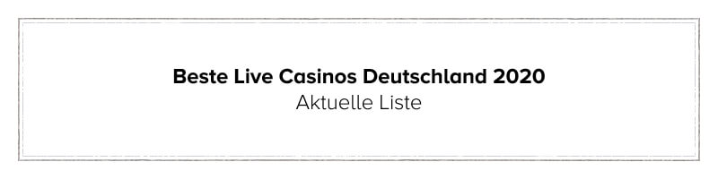 beste live casinos